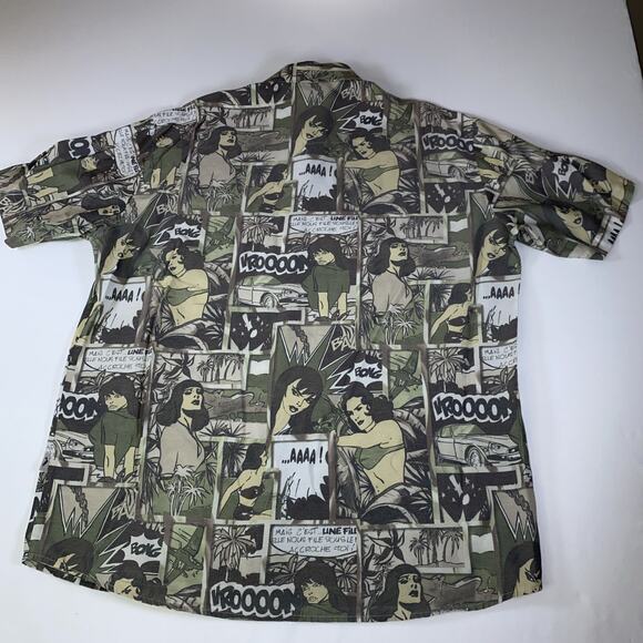 Vintage McKay Button Down Cartoon Shirt, Size Mens XL (43-44) - Picture 9 of 10